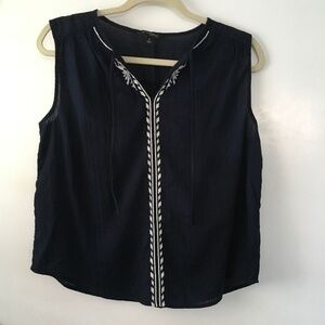 Banana Republic Factory Navy top, size small